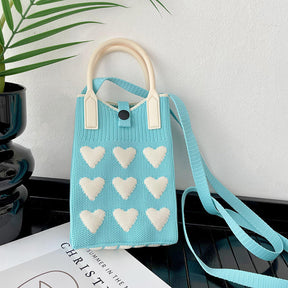 Love Mini Knit Shoulder Crossbody Bag