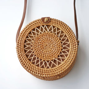 Fashion Personality Retro Rattan Weave Bag