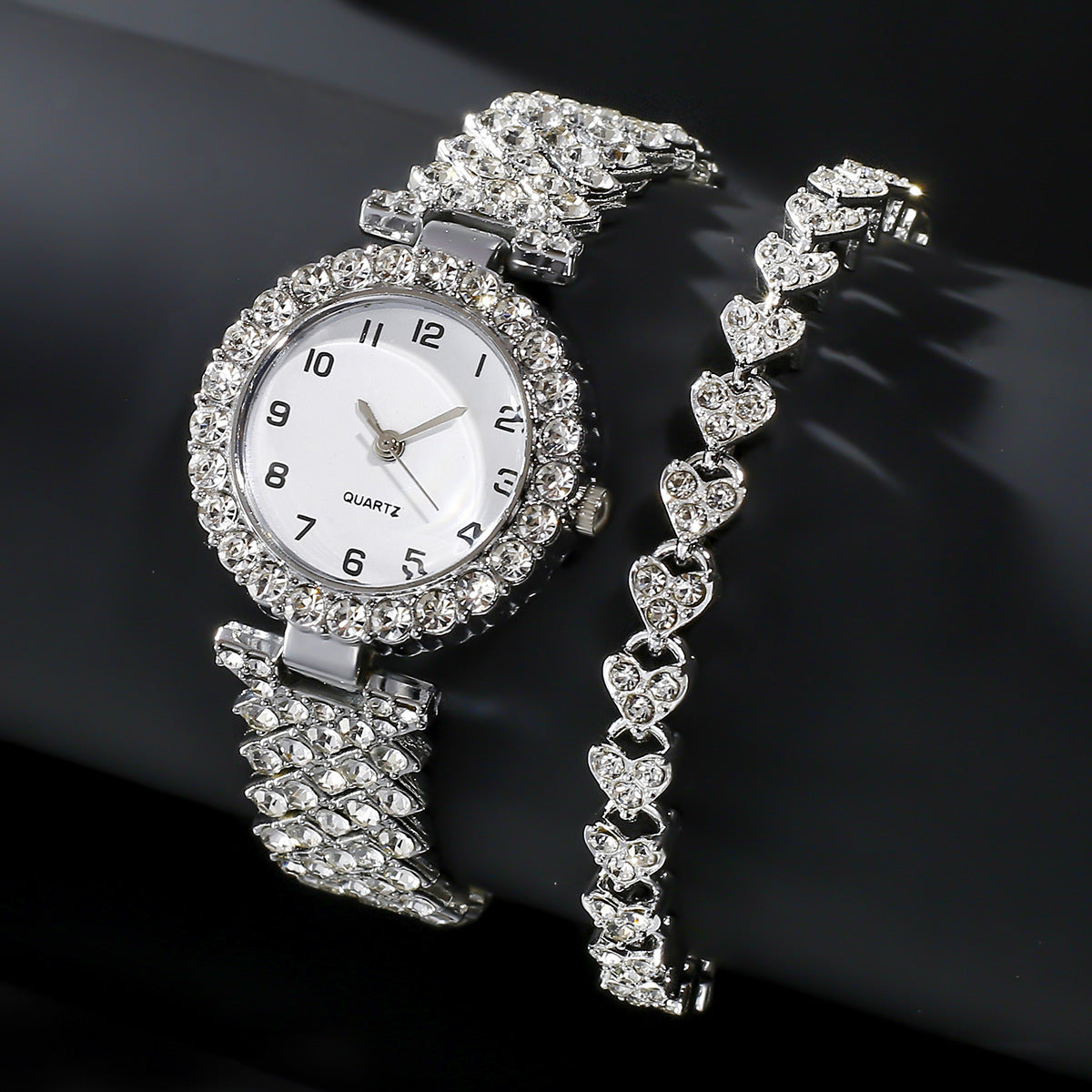 Fashion Numbers Diamond Women's Watch Bracelet