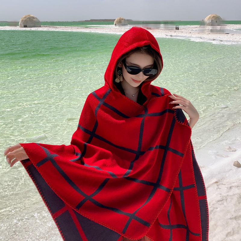 Ethnic Style Outdoor Grassland Desert Shawl