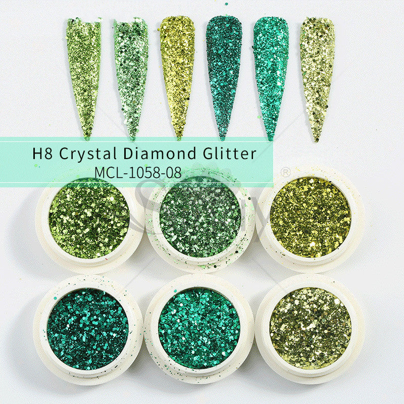 Glitter Set Mermaid Aurora Nail Powder