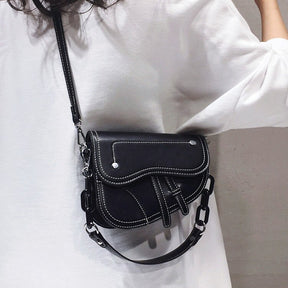 Korean all-match one-shoulder saddle bag