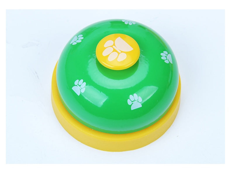 Cat And Dog Trainer Pet Footprints Ringing The Bell