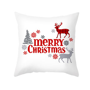 Christmas office sofa printing throw pillow