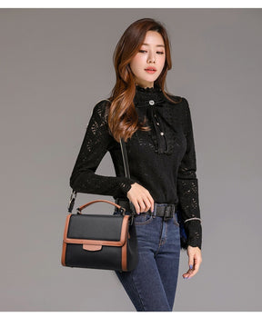 Fashionable Stylish Soft Leather Textured Handbag