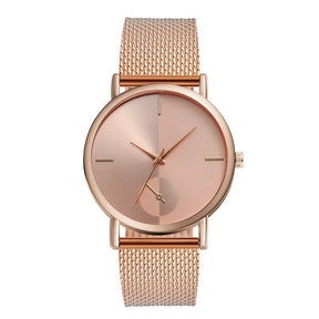 Compatible with Apple, Hot Fashion Simple Style New Ladies Hook Buckle Alloy Watches Women Wristwatch Quartz Female Clock Gifts Relogios Feminino