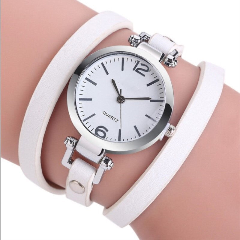 Women's Long Strap Winding Quartz Watch