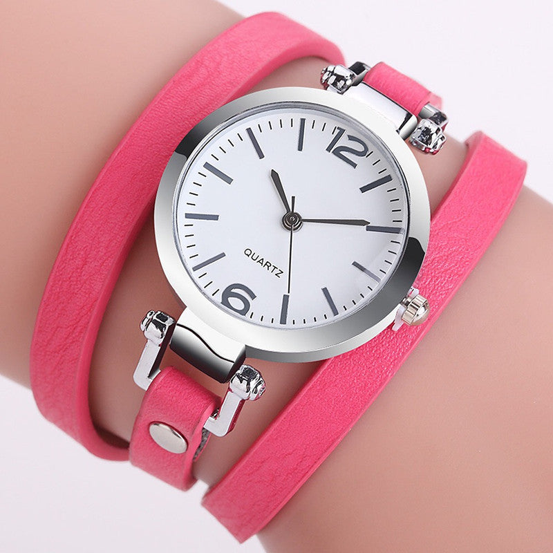 Women's Long Strap Winding Quartz Watch