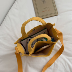 Korean Style Corduroy Canvas Bag