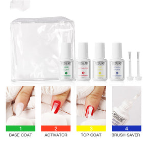 Nail Art Infiltration Powder Set, Baking-free Moisturizing Powder, Nail Glitter