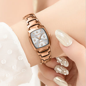 Hot Selling Steel Band Watch N Simple Temperament Alloy Ladies Watch Wholesale Trendy Quartz Watch