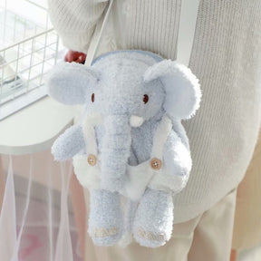 Japanese Soft Plush One-shoulder Elephant Fur Bag Women