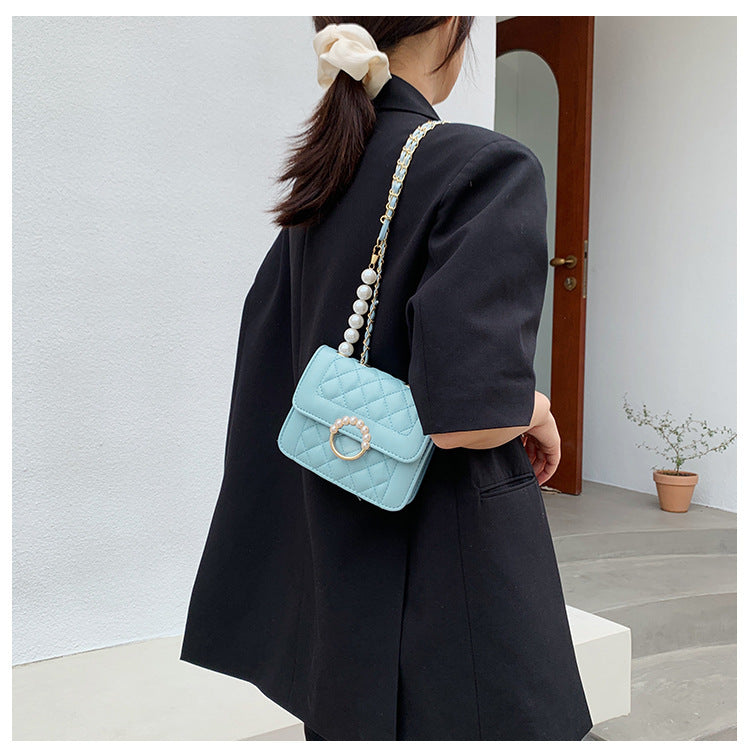 Diamond Chain Shoulder Crossbody Bag