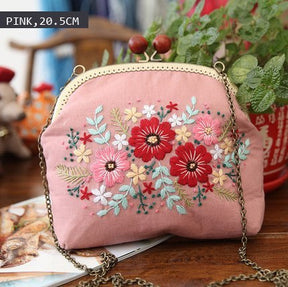 Embroidery DIY Flowers Bags