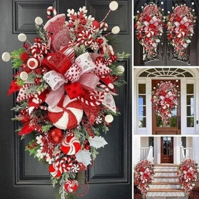 Christmas Upside Down Tree Door Wall Decoration