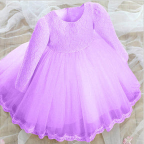 Lace princess dress girls summer dress