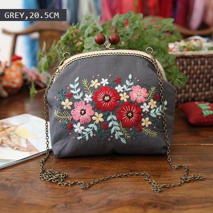 Embroidery DIY Flowers Bags