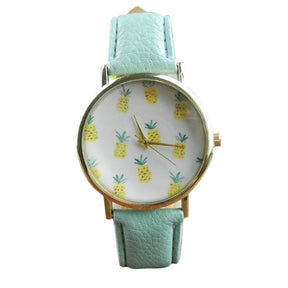 Pineapple pattern watch