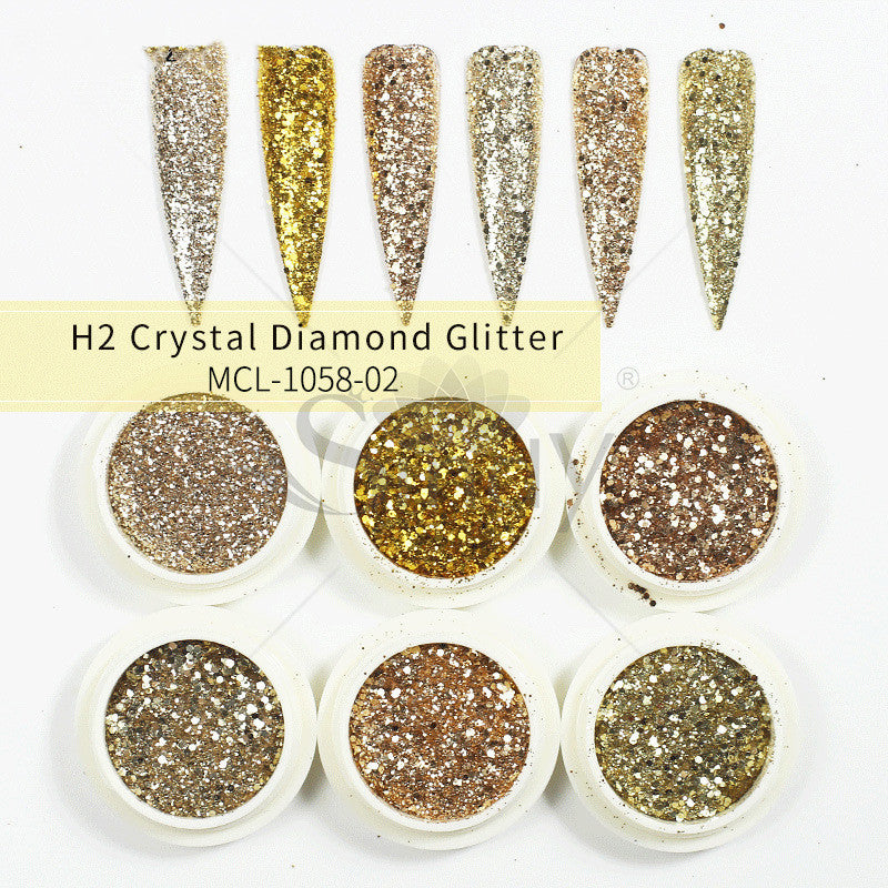 Glitter Set Mermaid Aurora Nail Powder