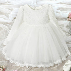 Lace princess dress girls summer dress