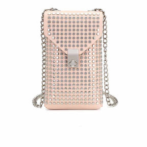 Fashion Soft Leather Rivet Crossbody Chain Bag