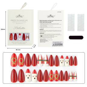 Christmas Nails Nail Tip Wear Supplies