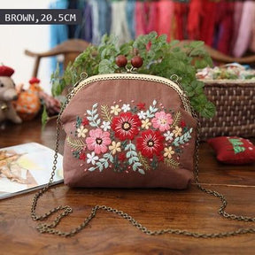 Embroidery DIY Flowers Bags