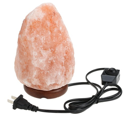 Crystal salt lamp socket lamp creative decoration gift rose salt lamp night light bedside lamp