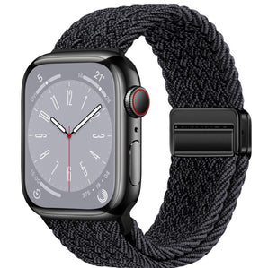 Magnetic Buckle Woven Loop Integrated Strap