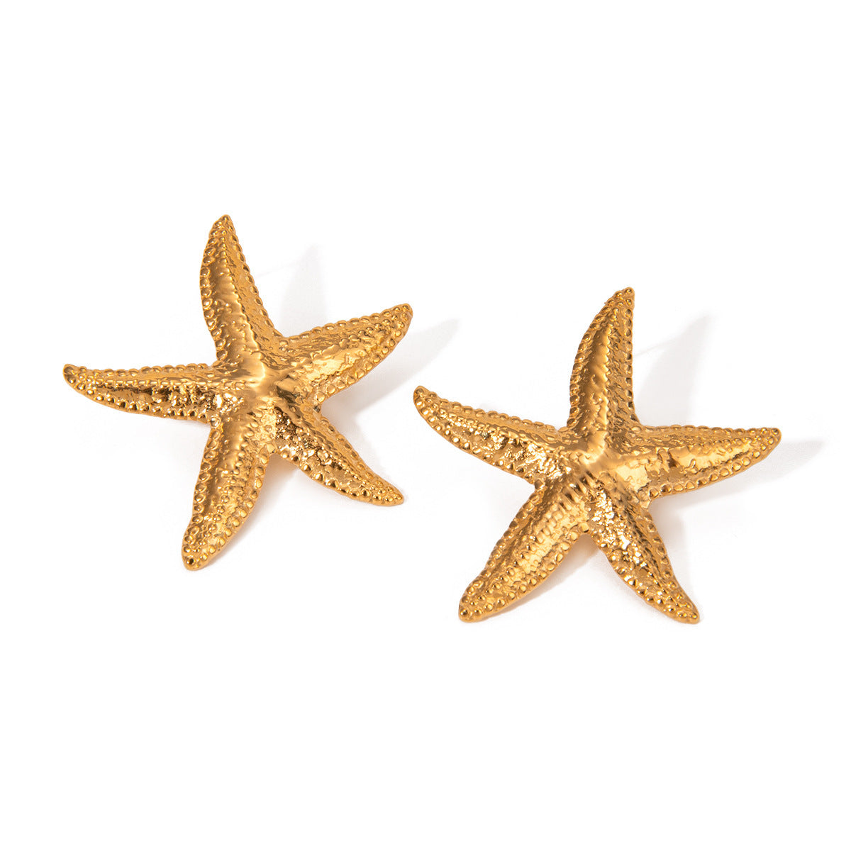 Marine Shell 18K Gold Stainless Steel Starfish Earrings Jewelry Women's Fashion Necklace For Women Party Jewelry