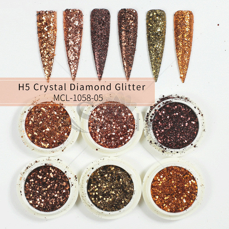 Glitter Set Mermaid Aurora Nail Powder