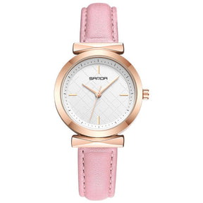 Girls watch Korean version of the retro trend scale waterproof quartz watch