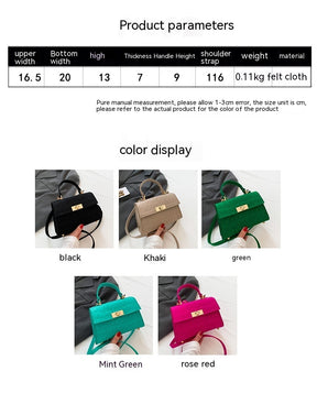 Simple Leisure Commute One Shoulder Popular Small Fashion Messenger Bag Women