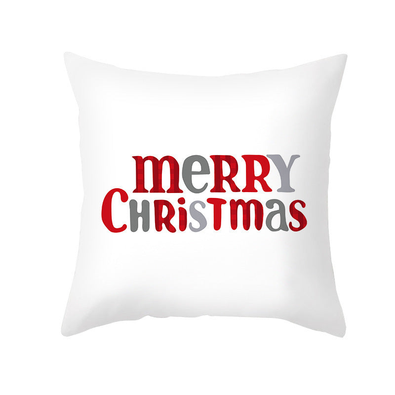 Christmas office sofa printing throw pillow