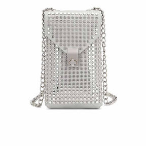 Fashion Soft Leather Rivet Crossbody Chain Bag