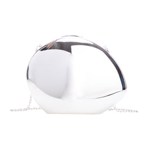 Golden Acrylic Metallic Goose Egg Box Banquet Clutch