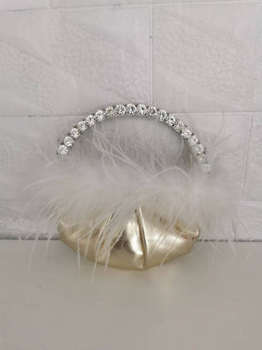 Portable Diamond-encrusted Dinner Pleated Tide Female Cross-body Cloud Bag