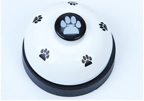 Cat And Dog Trainer Pet Footprints Ringing The Bell