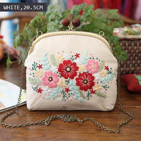 Embroidery DIY Flowers Bags