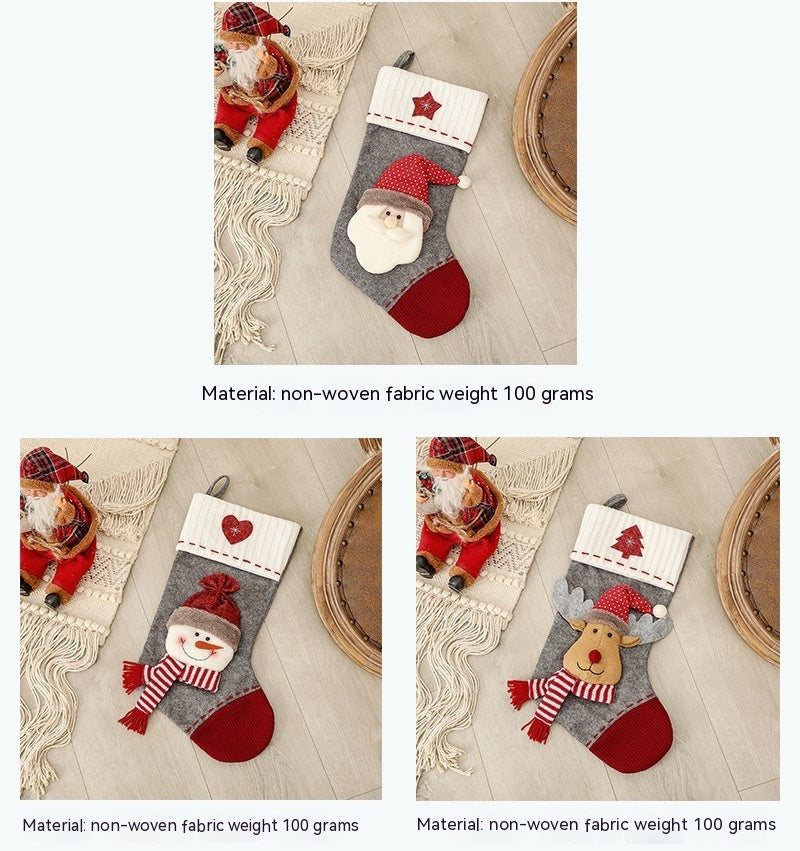 Christmas Decoration Big Socks Pendant