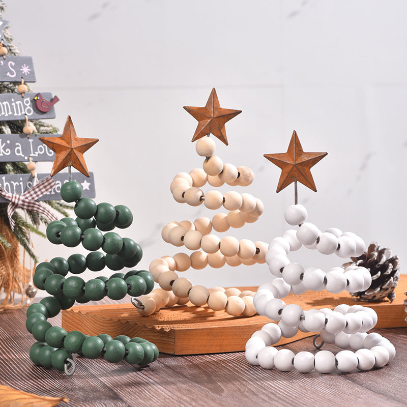 Creative Wooden Christmas Decoration Ornaments