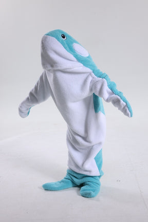 Dolphin Shark Blanket Soft Hooded Sleeping Bag