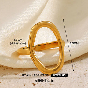 Stainless Steel Love Heart-shaped Ring Line Cross Titanium Steel Ring