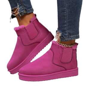 Women's Thick Fleece-lined Winter Boots Cotton-padded Shoes