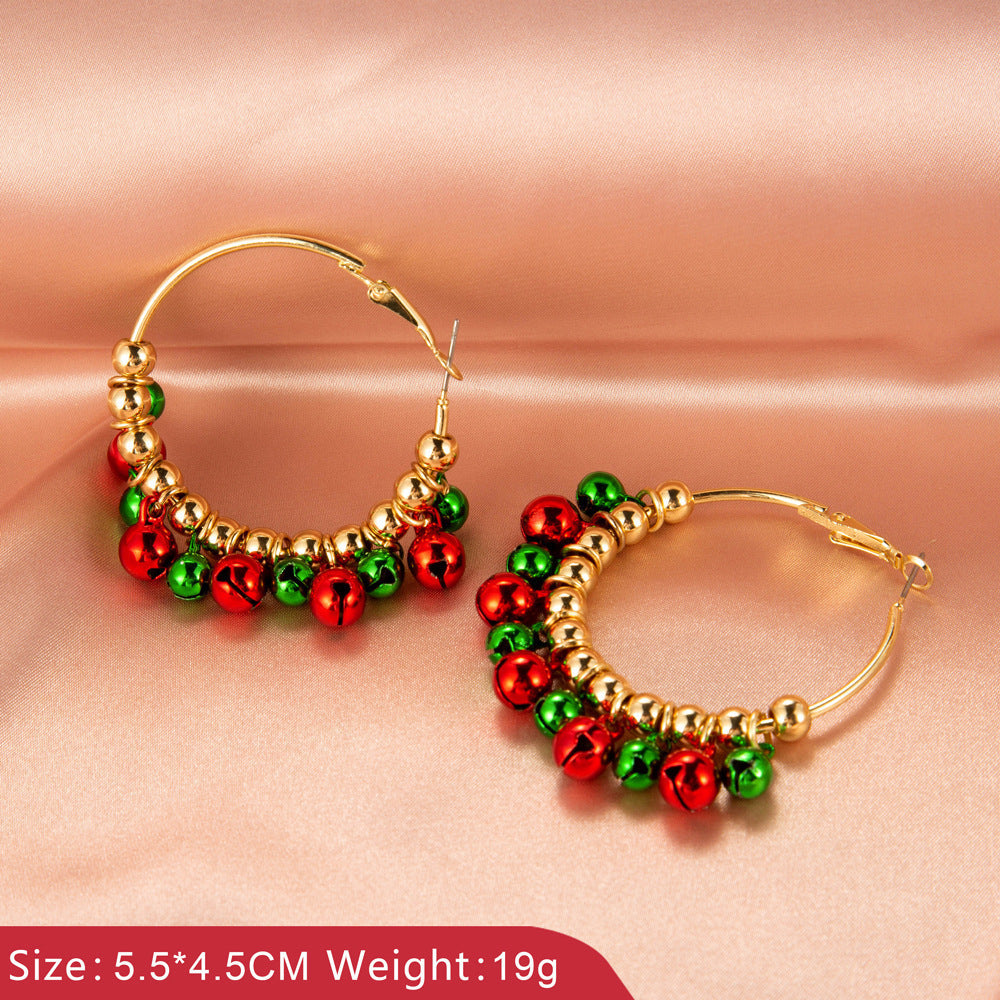 Creative Christmas tree earrings