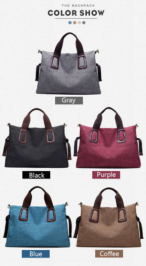 KVKY Brand Women Bag Handbag Casual Canvas Crossbody Bags For Women Large Capacity Shoulder Bag Women Tote Bolsa Feminina