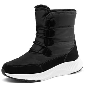 Waterproof Snow Boots Women's Mid-calf Front Zipper