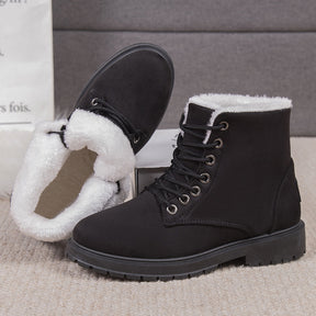 Snow Boots Fleece-lined Thickened Shoes Winter Warm Non-slip