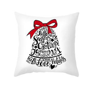 Christmas office sofa printing throw pillow