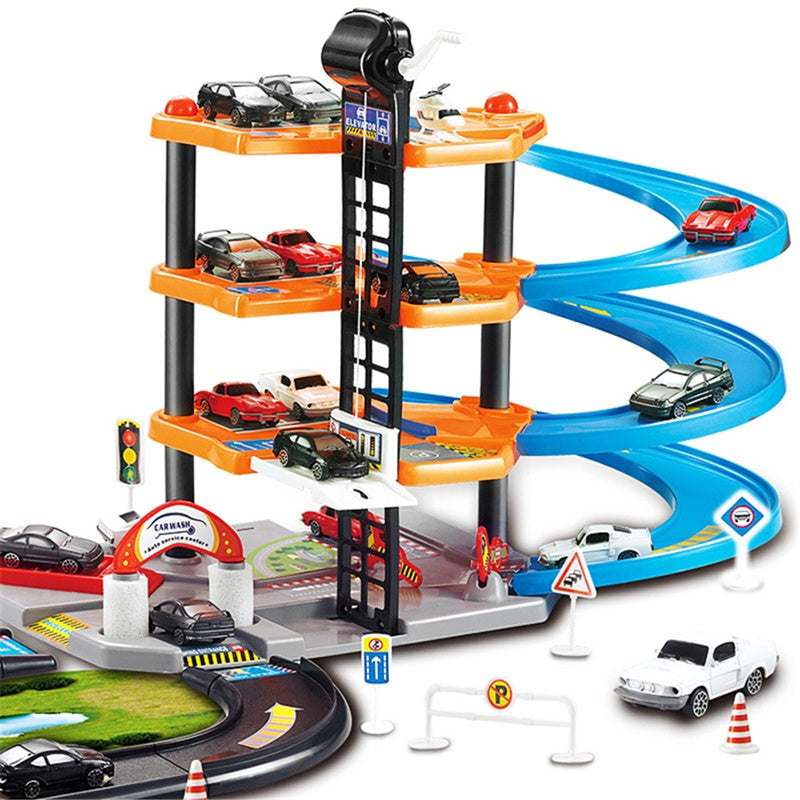 Parking model toys